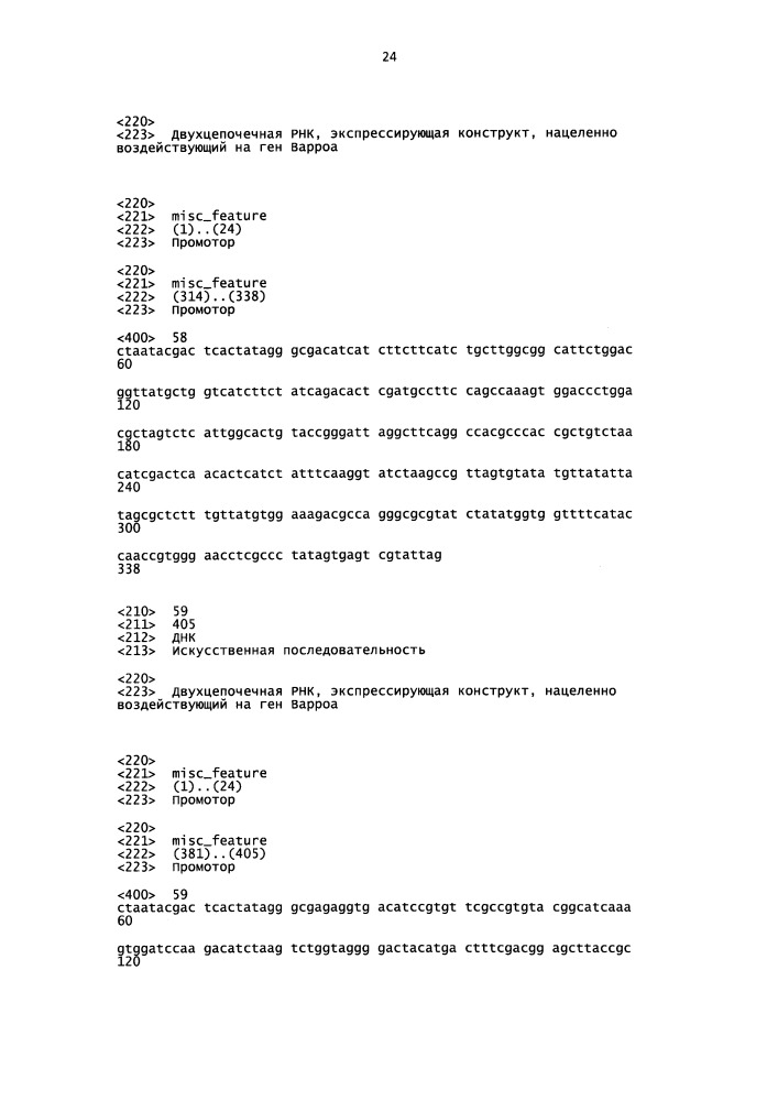 Композиции для борьбы с клещами варроа у пчел (патент 2658771)