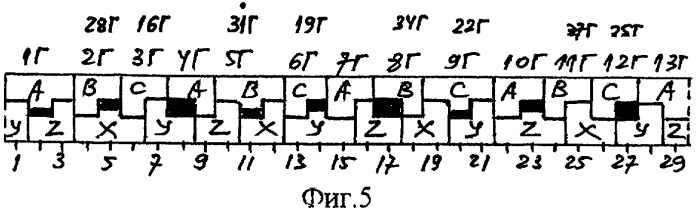 Трехфазная двухслойная электромашинная обмотка в z=87&#183;c пазах при 2p=22&#183;c и 2p=26&#183;c полюсах (патент 2328806)