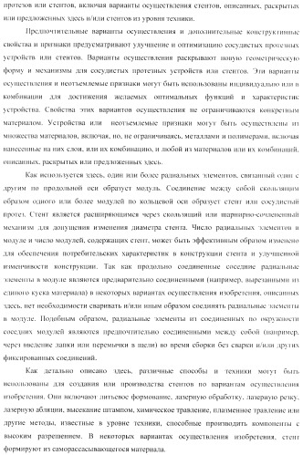 Стент из скользящих и блокирующих элементов (патент 2429801)