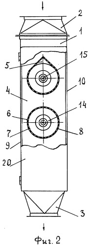 Устройство для обеспыливания клочков текстильных волокон (патент 2318933)