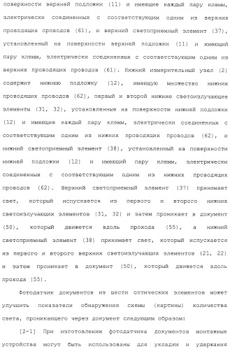 Фотодатчик документов из установленных на поверхности элементов (патент 2488169)