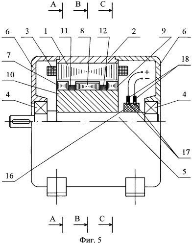 Электрическая редукторная машина с аксиальным возбуждением (патент 2437198)