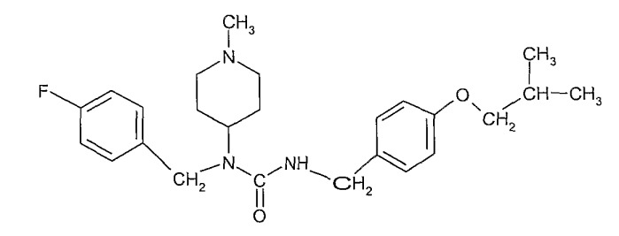 Соли n-(4-фторбензил)-n-(1-метилпиперидин-4-ил)-n`-(2-метилпропилокси)фенилметил)карбамида и их приготовление (патент 2387643)