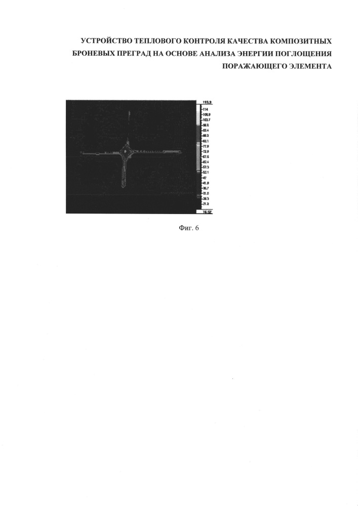 Устройство теплового контроля качества композитных броневых преград (патент 2608491)