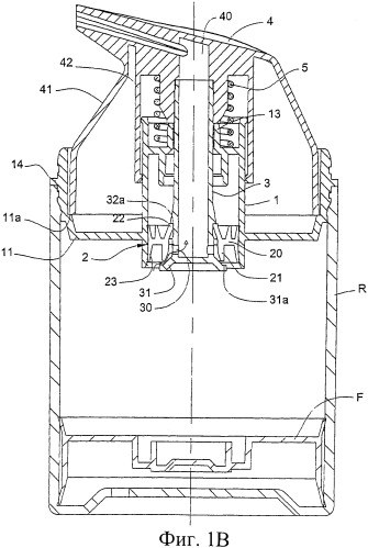 Насос для раздачи жидкого вещества без доступа воздуха и соответствующий дозатор (патент 2350533)