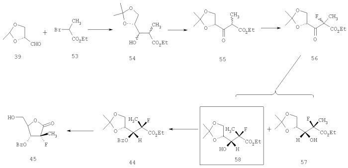 Способ получения алкилзамещенных 2-дезокси-2-фтор-d-рибофуранозил-пиримидинов и пуринов и их производных (патент 2407747)