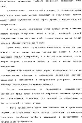 Реализуемое при помощи пластического расширения герметичное трубное соединение с одним или несколькими исходными локальными утолщениями материала (патент 2334907)