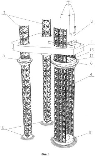 Самоподъемная буровая установка (патент 2536726)