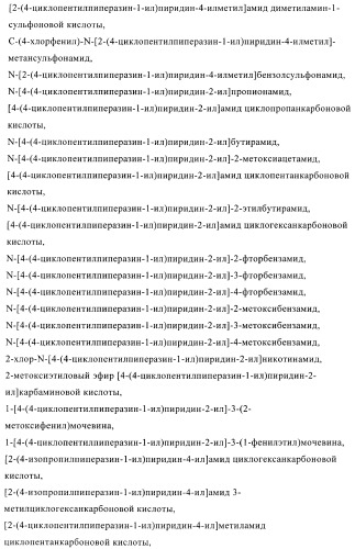 Производные пиперазинилпиридина в качестве агентов против ожирения (патент 2386618)