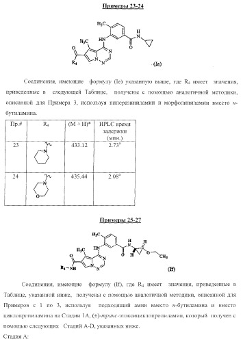 Пирролотриазиновые производные анилина, полезные в качестве ингибиторов киназы (патент 2375363)