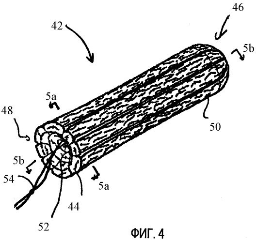 Поглощающий тампон, обеспечивающий возможность вставки пальцами без пачкания (патент 2370251)