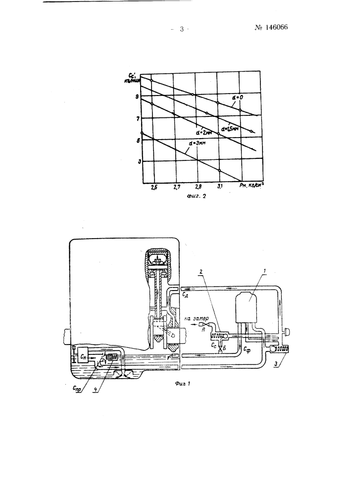 Компенсационный способ измерения расхода охлаждающего масла на двигателях внутреннего сгорания (патент 146066)