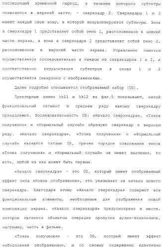 Носитель записи, устройство воспроизведения, способ записи, способ воспроизведения и интегральная схема (патент 2323489)