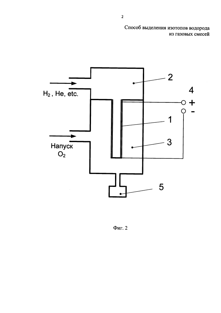 Способ выделения изотопов водорода из газовых смесей (патент 2605561)