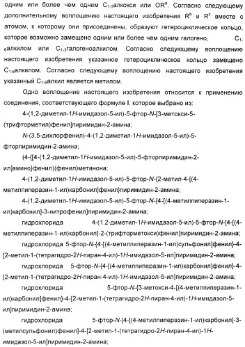 Новые пиримидиновые производные и их применение в терапии, а также применение пиримидиновых производных в изготовлении лекарственного средства для предупреждения и/или лечения болезни альцгеймера (патент 2433128)