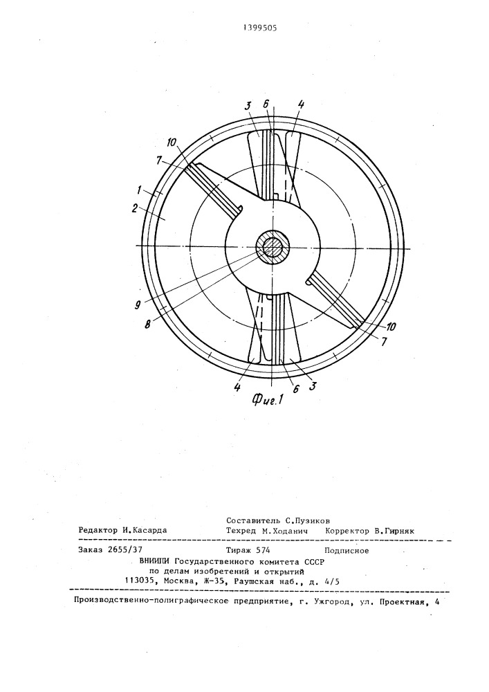 Поршневая машина в.л.гиверца (патент 1399505)