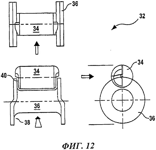 Устройство и способ для изготовления элемента жесткости с наклонным участком (патент 2499728)