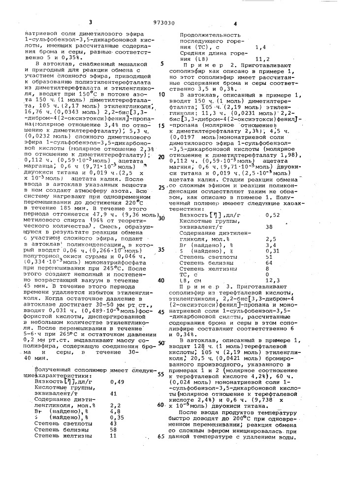 Способ получения композиции для формования волокон (патент 973030)