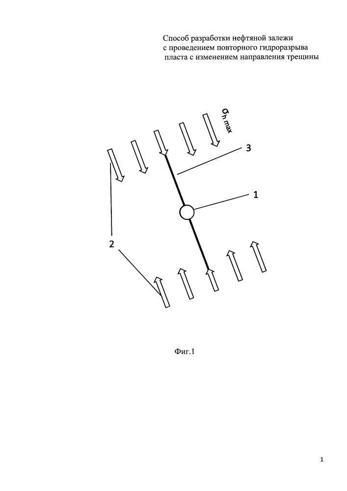 Способ разработки нефтяной залежи с проведением повторного гидроразрыва пласта с изменением направления трещины (патент 2666573)