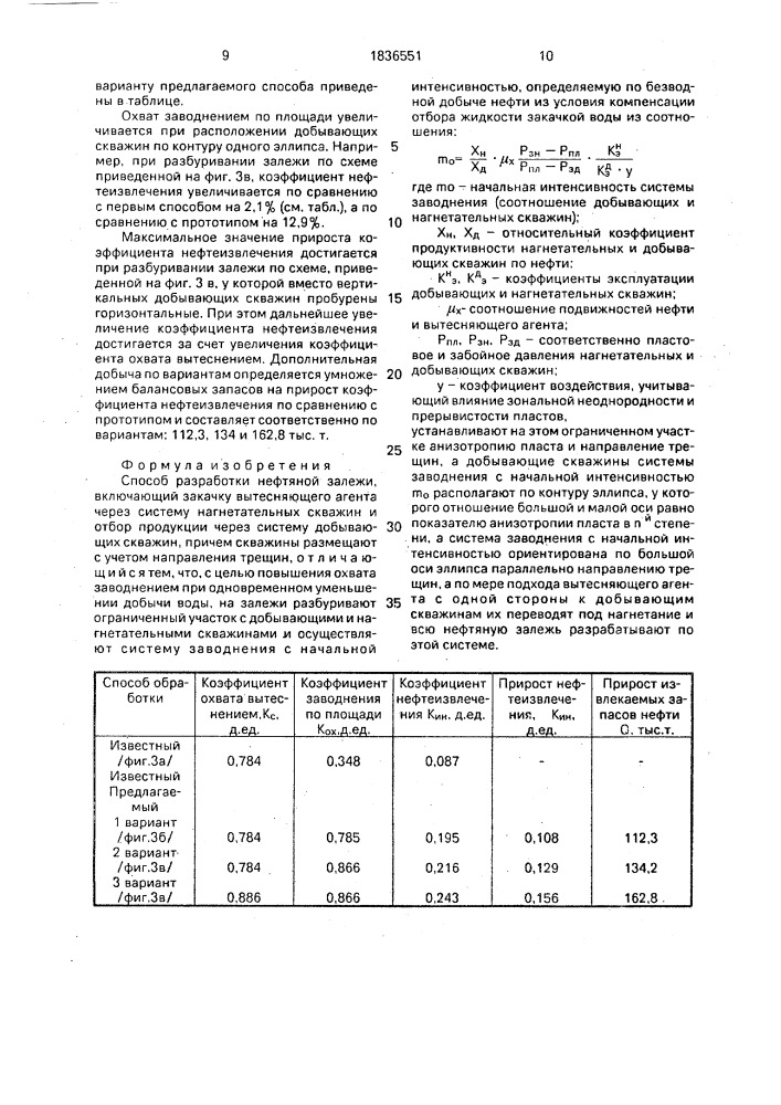 Способ разработки нефтяной залежи (патент 1836551)