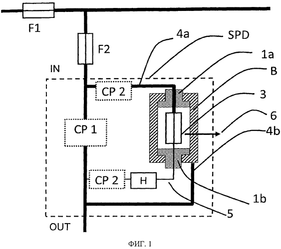 Устройство защиты от перенапряжений (патент 2560715)