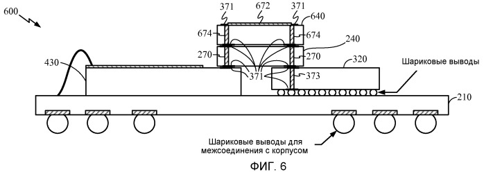 Мостиковое межсоединение посредством сквозных отверстий через кремний (патент 2461092)
