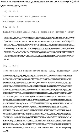 Кристаллическая структура фосфодиэстеразы 5 и ее использование (патент 2301259)