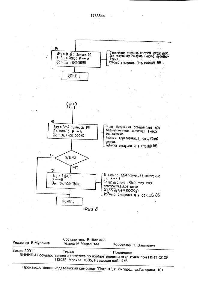 Устройство для умножения чисел с фиксированной запятой (патент 1758644)