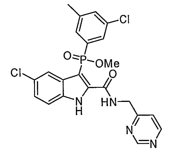 Фосфоиндолы как ингибиторы вич (патент 2393163)