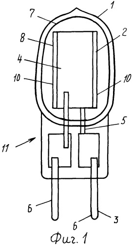 Источник света и способ изготовления источника света (патент 2260226)