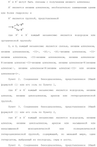 Соединение бензодиазепина и фармацевтическая композиция (патент 2496775)