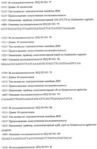 Дифференцирующий и специфический олигонуклеотиды для идентификации последовательностей днк инфекционных агентов в биологических материалах, способ видовой идентификации инфекционных агентов, биочип и набор для осуществления этого способа (патент 2348695)