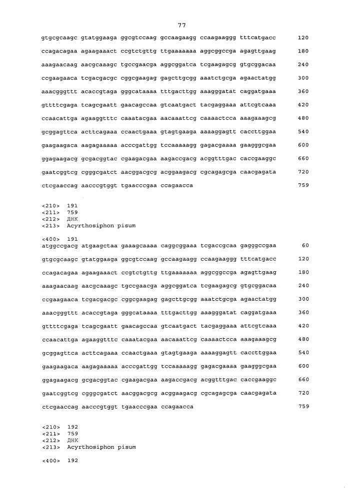 Подавление экспрессии генов у насекомых-вредителей (патент 2619219)
