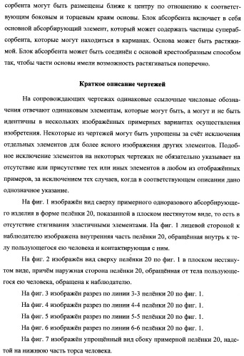 Простое одноразовое абсорбирующее изделие (патент 2342110)