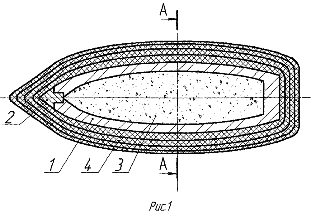 Снаряд-невидимка (патент 2625056)