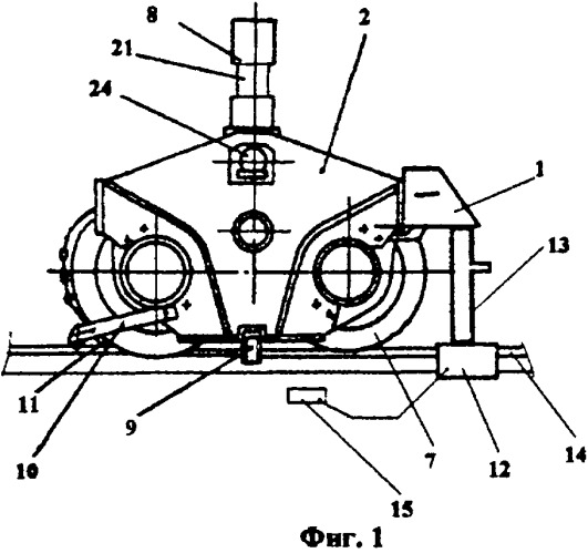 Устройство для замены ходовых колес балансирных тележек крана (патент 2256598)