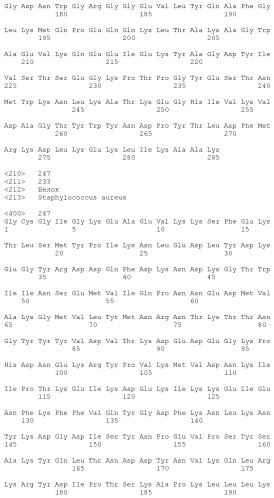 Композиции для иммунизации против staphylococcus aureus (патент 2508126)