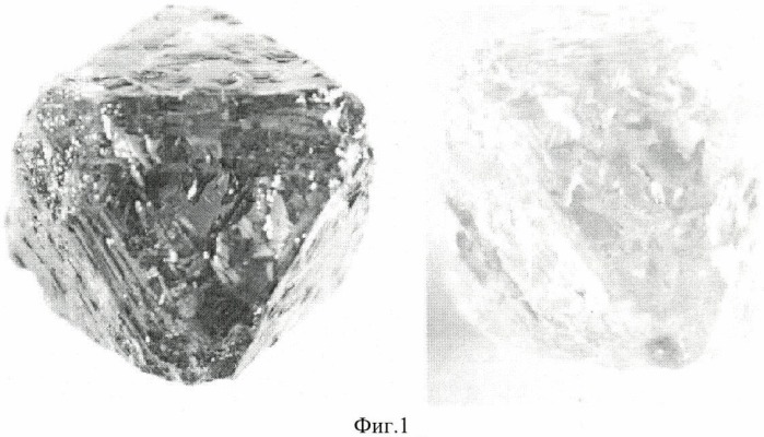 Способ очистки крупных кристаллов природных алмазов (патент 2447203)