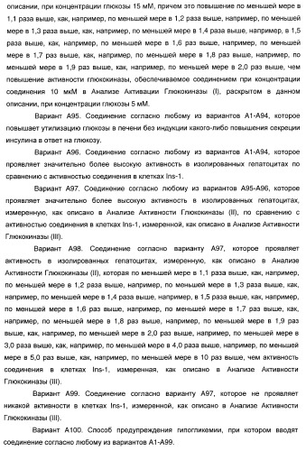 Гетероароматические производные мочевины и их применение в качестве активаторов глюкокиназы (патент 2386622)