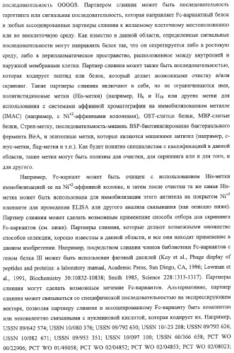 Антитело, содержащее fc-вариантную часть (варианты), фармацевтическая композиция, содержащая антитело, и способ лечения млекопитающего (патент 2325186)