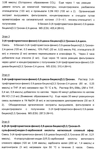 Сульфонил-замещенные бициклические соединения в качестве модуляторов ppar (патент 2384576)