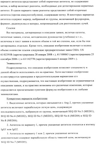 Стабилизированные антитела против ангиопоэтина-2 и их применение (патент 2509085)