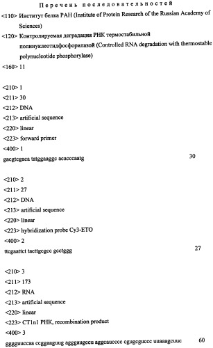 Контролируемая деградация структурированных полирибонуклеотидов (патент 2458986)