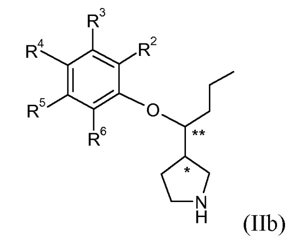 3-феноксиметилпирролидиновые соединения (патент 2535669)