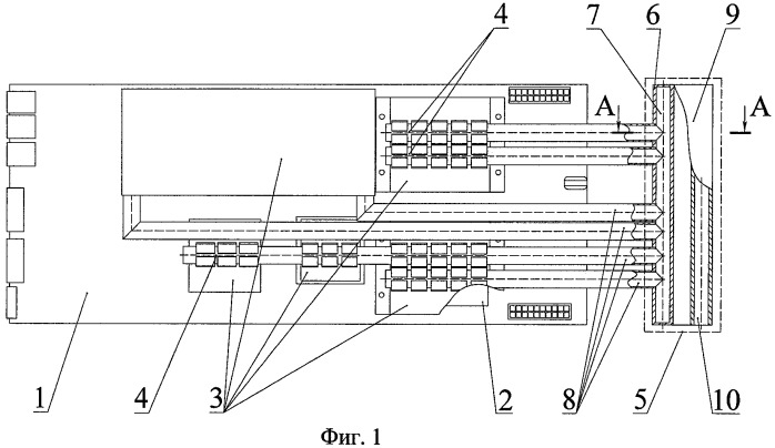 Пассивная система охлаждения радиоэлементов в съемном модуле (патент 2437140)