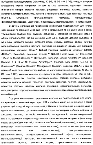 Композиция натурального интенсивного подсластителя, используемая к столу (патент 2425589)