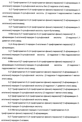 Производные ацетиленил-пиразоло-пиримидина в качестве антагонистов mglur2 (патент 2412943)