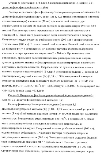 Производные пиридазинона в качестве агонистов рецептора тиреоидного гормона (патент 2379295)