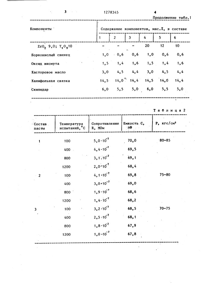 Паста для металлизации керамики (патент 1278345)