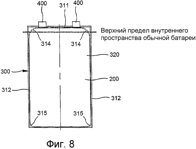 Батарея со специальной конструкцией монтажного корпуса (патент 2324260)